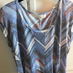 Dept 222 Scoop neck cap sleeve pullover